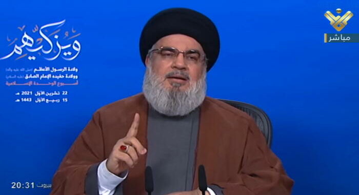 Leader di Hezbollah Nasrallah farà un discorso tv venerdì