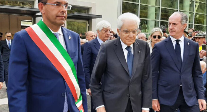 Mattarella, il Vajont è un tormento che interroga le coscienze