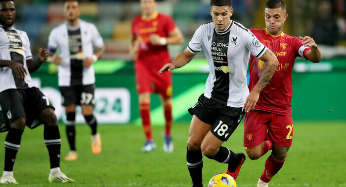 Serie A: Udinese-Lecce 1-1