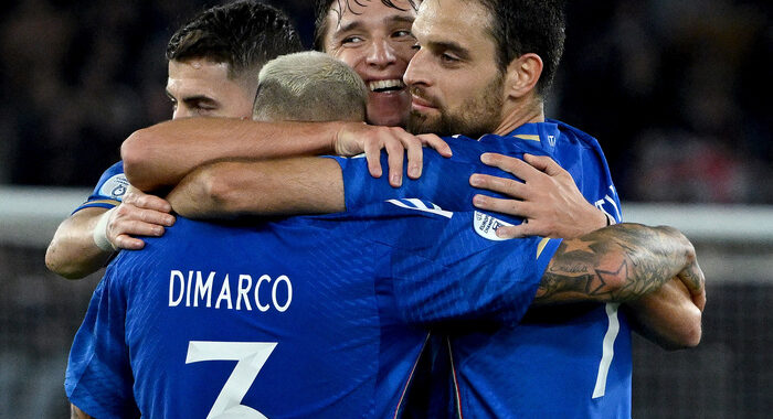 Calcio: Euro 2024; Italia-Macedonia del Nord 5-2