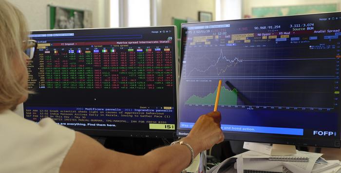 Lo spread tra Btp e Bund a 172 punti