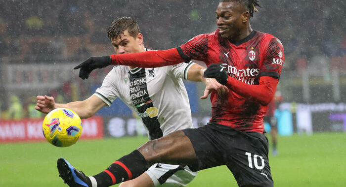 Milan perde in casa 0-1 con Udinese, tanti fischi a S. Siro