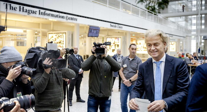 Olanda: exit poll, l’estrema destra di Wilders in testa