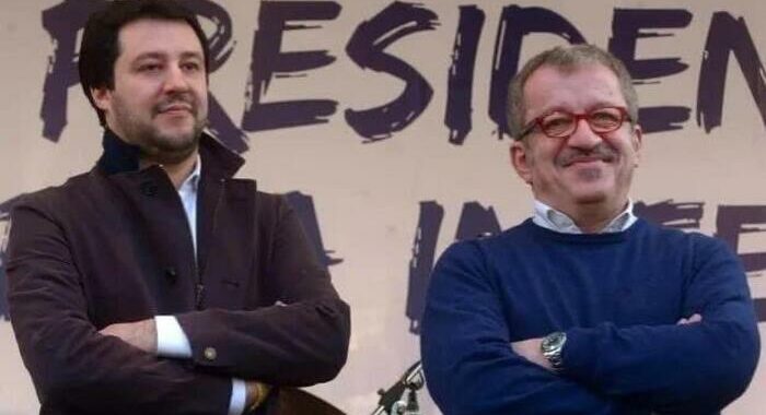 Salvini si commuove ricordando Maroni, ‘era il migliore’