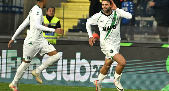 Serie A: Empoli-Sassuolo 3-4