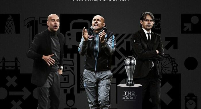 Calcio: Fifa ‘The best coach’, Spalletti e S.inzaghi ‘finalisti’