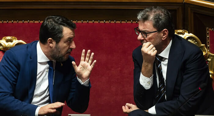 Salvini, Giorgetti? Sul Mes abbiamo fatto una scelta coerente