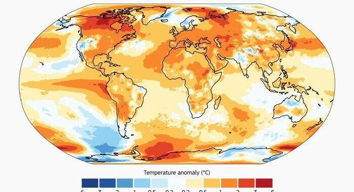 Il 2023 l’anno più caldo di sempre, vicino a limite +1,5 gradi