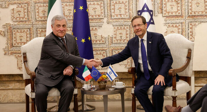 Israele: Tajani incontra il presidente Herzog