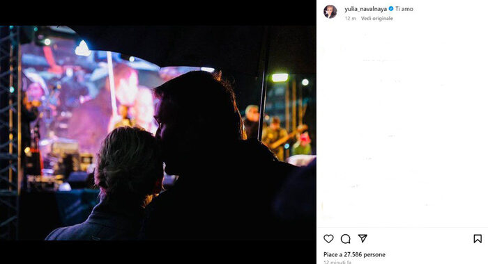 Il messaggio della moglie Yulia a Navalny sui social, ‘Ti amo’