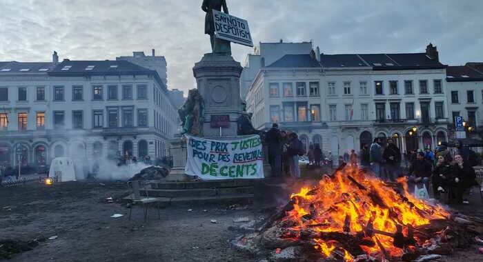 Tutti i trattori hanno lasciato il quartiere dell’Europarlamento