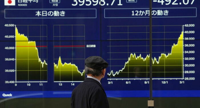 Borsa: l’Asia chiude contrastata, scivola Tokyo