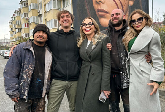 Russia, murale di Ornella Muti a Sochi realizzato da Jorit