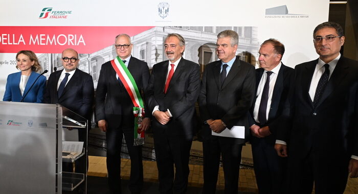 Binario della Memoria inaugurato a Roma Tiburtina