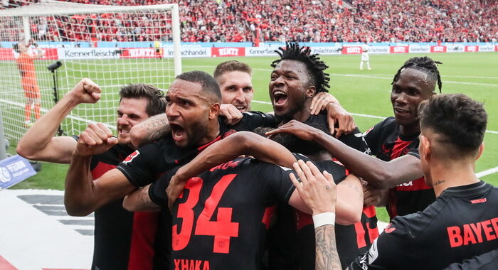 Calcio: Bayer Leverkusen campione di Germania per la prima volta