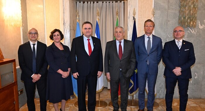 Katz a Tajani, priorità rilascio rapiti e distruzione Hamas