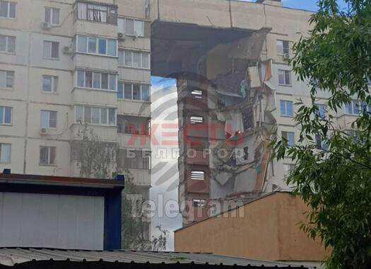 ‘Almeno quattro morti nel crollo di un palazzo a Belgorod’