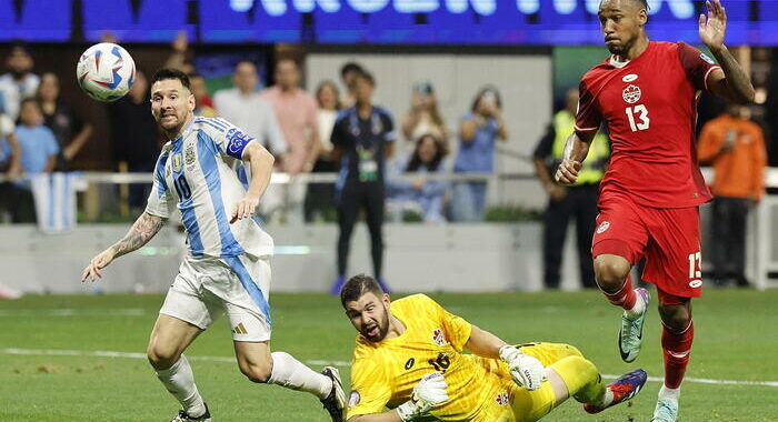 Coppa America, l’Argentina batte 2-0 il Canada nel primo match