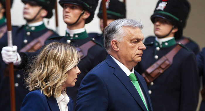 Meloni, con Orban posizioni non sempre coincidenti su Kiev
