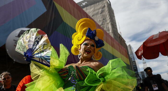 Oltre tre milioni per la parata dell’orgoglio Lgbt+ a San Paolo