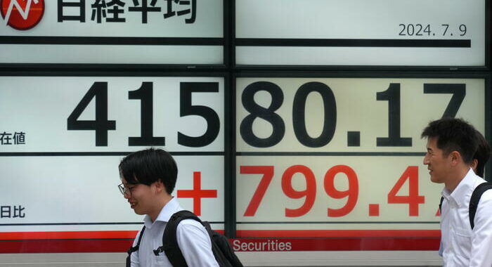 Borsa: Asia debole, Tokyo -1,1%, si rafforza lo yen