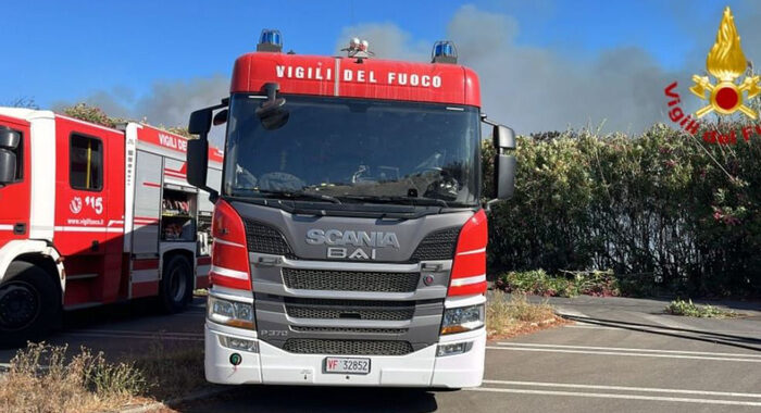 Incendio al poligono a Prato, due i morti