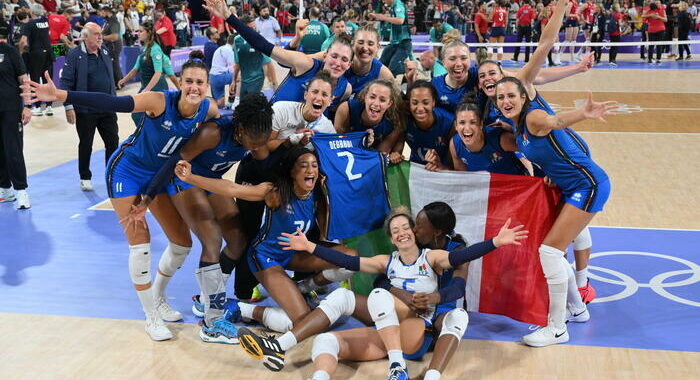 Italvolley di Velasco oro, e’ 12/o Italia a Parigi