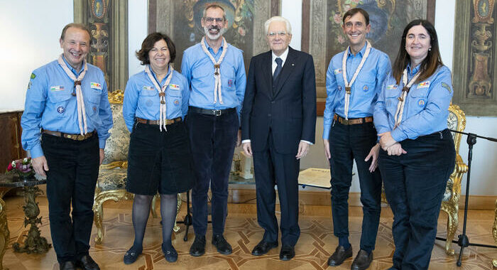 Mattarella ad Agesci,da voi contributo a valori essenziali Carta