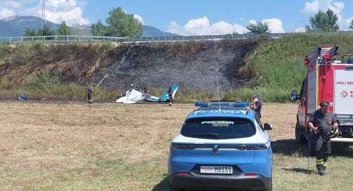 Velivolo ultraleggero caduto a Terni, due morti