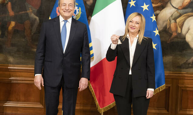 Meloni invita Draghi nei prossimi giorni a Palazzo Chigi